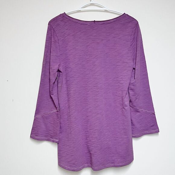 NWOT Habitat 27506 Stiched Pieced Cotton Swing Tunic Heather Sz XS/S - Picture 6 of 7
